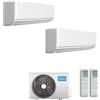 Midea Condizionatore Climatizzatore Midea Dual Split Inverter Exclusive R-32 12000+12000 BTU Con M2OE-18HFN8-Q - Wi-Fi Incluso
