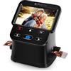 PORTTA Film Scanner with 5 LCD Screen, 22MP Slide & Negative Scanner, Converts 135, 126, 110 Film & Slides to Digital Photos, HDMI Output, SD Card Storage, No Computer Required