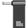 XITAIAN PD 100W Connettore Adattatore per Caricabatterie per Laptop USB di tipo C Femmina a Maschio CC Convertitore Ricambio per Acer Samsung Lenovo (5.5x2.5mm)