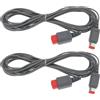 eMagTech 2 cavi di prolunga da 3 m con barra del sensore compatibile con Wii U Controller Console