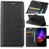 generico compatibile per HUAWEI P20 LITE (2018) / NOVA 3E ANE-LX1 / ANE-L21 ANE-LX1 / LX2 / LX3 CUSTODIA cover STAND flip LIBRO gel silicone tpu MORBIDA portafoglio eco pelle MAGNETICA porta carte NERO