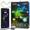 Twinkly Strings USB-C Star 200 LED, Striscia Luci LED a Forma di Stella, Luci LED Multicolore RGB, Luci San Valentino, Compatibile con Alexa, Google Home, Luci Mappabili, USB C, Filo Verde, 12m