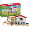 Schleich FARM WORLD | Studio Veterinario con Animali 42502 | Set con Veterinaria, Puledro, Cuccioli e Altri Animali | Regalo per Bambini | Giocattolo dai 3 Anni in Su | 43 Pezzi