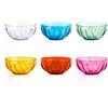 GUZZINI Set 6 Ciotole Chef Line Aqua D 12 Cm in Plastica - Ciotole Colorate per Tavola e Cucina