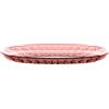 GUZZINI Vassoio Ovale Piccolo Vanity Bio-Based 32 x 19,5 Cm Rosso