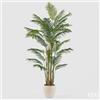 EDG Enzo De Gasperi Pianta Artificiale Palma Areca Vogue con Vaso H270 cm - Pianta Decorativa Realistica Design Moderno