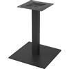 Moia Greenwood Basamento Tavolo Quadrato Acciaio Nero 55×55 cm