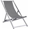 Moia Greenwood Sdraio Mare Alluminio Textilene Grigio Regolabile