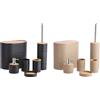 Ad Trend Set Bagno 6 Pezzi Plastica e Bamboo Ass. - Accessori Bagno Moderni 1 Pz