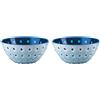 GUZZINI Set 2 Ciotoline Le Murrine in San D 12,5 Cm Azzurro, Bianco, Blu