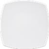 Saturnia Piatto Frutta Quadro L 21 Cm H 2,8 Cm Diag. 24,5 Cm Porcellana Tokio Bianco
