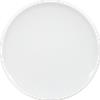 Saturnia Piatto Piano D 26 Cm H 2,5 Cm Porcellana Siviglia Bianco