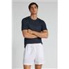 Intimissimi Pantaloni Corti Lino E Cotone Uomo Bianco