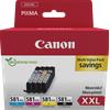 Canon Confezione multipla cartucce d'inchiostro Canon CLI-581XXL BK/C/M/Y a resa elevata