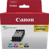 Canon Confezione multipla di cartucce d'inchiostro Canon CLI-581 BK/C/M/Y