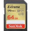 SanDisk Scheda di memoria SanDisk Extreme SDXC UHS-I C10 da 64 GB