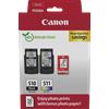 Canon Confezione multipla cartucce d'inchiostro Canon PG-510/CL-511 + carta fotografica