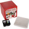 Canon Photo Cube con cartucce d'inchiostro PG-560 + CL-561 + carta fotografica lucida Plus Glossy II PP-201 5x5" (40 fogli) - confezione multipla