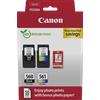 Canon Confezione multipla cartucce d'inchiostro Canon PG-560/CL-561 + carta fotografica