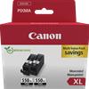 Canon Cartuccia d'inchiostro nero a resa elevata Canon PGI-550XL (confezione doppia)