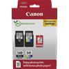 Canon Confezione multipla cartucce d'inchiostro Canon PG-540/CL-541 + carta fotografica