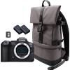 Canon Fotocamera mirrorless Canon EOS R6 Mark II, Nero + zaino + scheda SD + batteria di ricambio