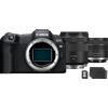 Canon Fotocamera mirrorless Canon EOS R8, Nero + Obiettivo RF 85mm Macro IS STM + Obiettivo RF 24-50mm IS STM