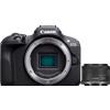 Canon Fotocamera mirrorless Canon EOS R100 + obiettivo RF-S 18-45mm F4.5.-6.3 IS STM