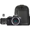 Canon Fotocamera mirrorless Canon EOS R100 + obiettivo RF-S 18-45mm F4.5-6.3 IS STM + zaino + scheda SD