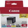 Canon Cartuccia d'inchiostro Multipack a resa elevata Canon BK/C/M/Y PGI-2500XL
