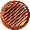 STAMPLAST Griglia Di Aerazione In Rame Tonda 80/125 - Griglia Di Ventilazione