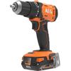 AEG BS18G4-202C Trapano Avvitatore 18V, Fino a 60 Nm di Coppia, con 2 Velocità: 0-500 / 0-1.900 g/min, 24 Regolazioni di Frizione, Mandrino di 13mm