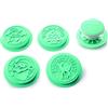 silikomart | Kit Stampi in Silicone per Biscotti XMAS STAMP, Composizione kit 1 Tagliapasta in TRITAN™ Trasparente, 4 Stampi in Silicone, 1 Ricettario, Ø 87 mm h 16 mm, Made In Italy