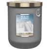 Heart and Home HEART & HOME - Candela profumata a base di cera naturale di soia per la casa - Grande barattolo di lino fresco - Durata di combustione 75 ore - Regalo, decorazione e profumo per la casa - vaso di