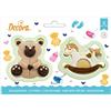 Decora 0255195 Set 2 Tagliapasta Orsetto e Cavalluccio, Plastica