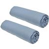 TODAY Essential - Set di 2 lenzuola, 140 x 190 cm, 2 persone, 100% cotone denim