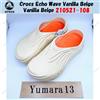 Crocs Echo Wave Vanilla Beige Vaniglia Beige 210521-108 Unisex Taglia