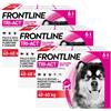 Frontline Tri-Act Antiparassitario Per Cani Contro Parassiti E Insetti Volanti 40-60Kg KIT 18 PIPETTE