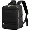 Yankony Zaino Easyjet 45x36x20 Bagaglio a Mano Easyjet 45x36x20 Zaino da Viaggio Aereo Borsa da Cabina per Donna 15.3 Pollici Porta PC Portatili con Tasca Antifurto per Scuola Lavoro Affari