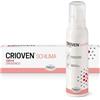 Colonir OMEGA PHARMA Crioven Schiuma Effetto Freddo con Acido ialuronico, Sollievo per Gambe Pesanti - Bombola 150 ml