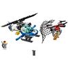 LEGO City Polizia Aerea all'Inseguimento del Drone, Elicottero Giocattolo con Lancia-reti, Set di Costruzioni per Bambini, 60207