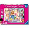 Ravensburger - Puzzle Barbie, 100 Pezzi XXL - Puzzle Bambini 6 Anni, Collezione Barbie, Giochi Educativi e Divertenti, Idee Regalo