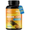 PARAFARMACIA, ORGANIC VITAMINS & FOOD OVF Bromelina Forte 180cps | Integratore Bromelina 5000 GDU | 6 Mesi di Fornitura | Integratore Naturale di Ananas Formula Pura Made in Italy