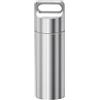 SagaSave Portapillole, Portapillole Portatile, Contenitore Impermeabile per Pillole Giornaliero, Organizer Portatile per Medicinali per Campeggio e Viaggi (Silver, 6.5 * 1.95cm)