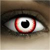 FXCONTACTS Lenti a contatto colorateAvatar + capsule di sangue finto + portalenti per FXCONTACTS giallo, morbide, non corrette, in confezione da due: comode da indossare e ideali per Halloween o Carnevale