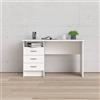 Dmora 8013449 Scrivania, Legno, Grigio, 120x48x72 cm