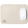 Centaur - Mousepad in pelle 25x18 cm champagne/beige - Tappetino per mouse in vera pelle - Tappetino per il mouse del computer - Tappetino in pelle - Fatto in Germania