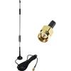 Andven SMA 4G Antenna 12dBi per Huawei B932 B933 B970 E960 E968 PCI Router Modem - 3M antenna esterna connettore SMA