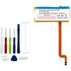 Vvsialeek 616-0227, 616-0232,616-0229, batteria di ricambio compatibile con iPod G5 30 GB A1136 con toolkit