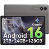 T50 Tablet 11 Pollici Android 16-24GB RAM + 128GB ROM (2TB TF), 8000Mah, Display